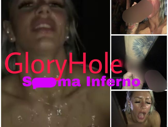 Fit***Sandy Porno Video: Am Glory Hole fremden schw**z explodieren lassen! sper*aInferno! ****************