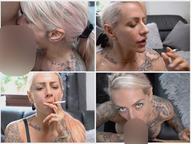 Fit***Sandy Porno Video: Rauchen und bla*en