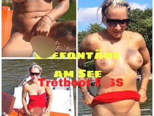 Fit***Sandy Porno Video: Tretbootpi** - frech in den See geschifft!
