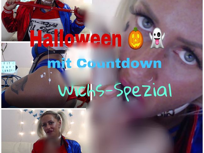 Fit***Sandy Porno Video: wi**sanleitung mit Countdown Halloween Special Harley Quinn